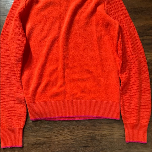 Rag & Bone York Cashmere Sweater Mock Neck Red XS - Picture 3 of 7